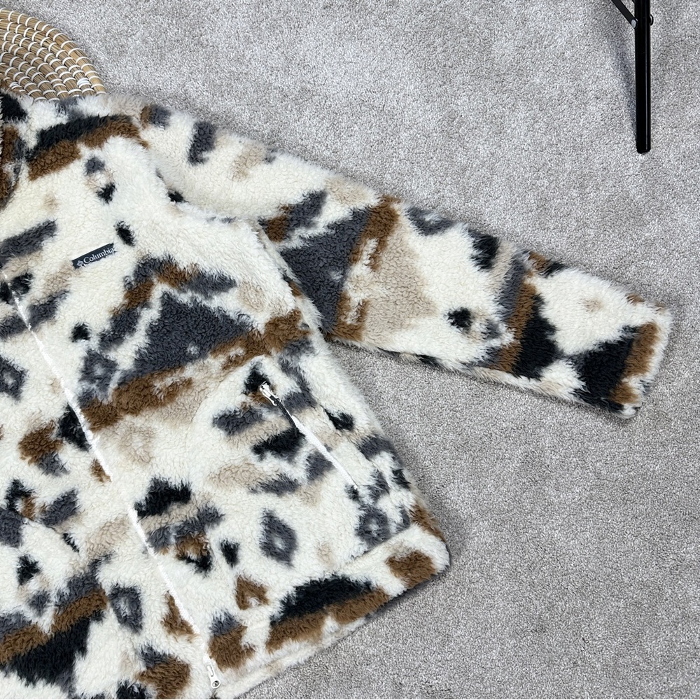 SOLD | Columbia Women’s Winter Pass Sherpa Full Zip Jacket in Rocky Mountain L - Picture 6 of 16